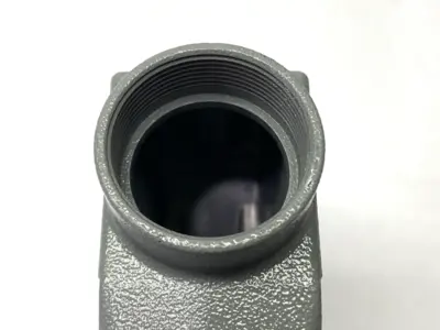 C14610B0640002 | Amphenol  Connector w/ Harting Han B Hood Side Entry 2 Levers M32 - Used