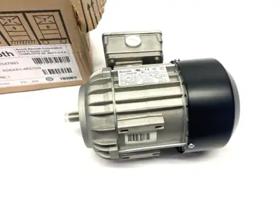 USED BOSCH REXROTH ELECTRIC MOTOR 3-PHASE, .22KW