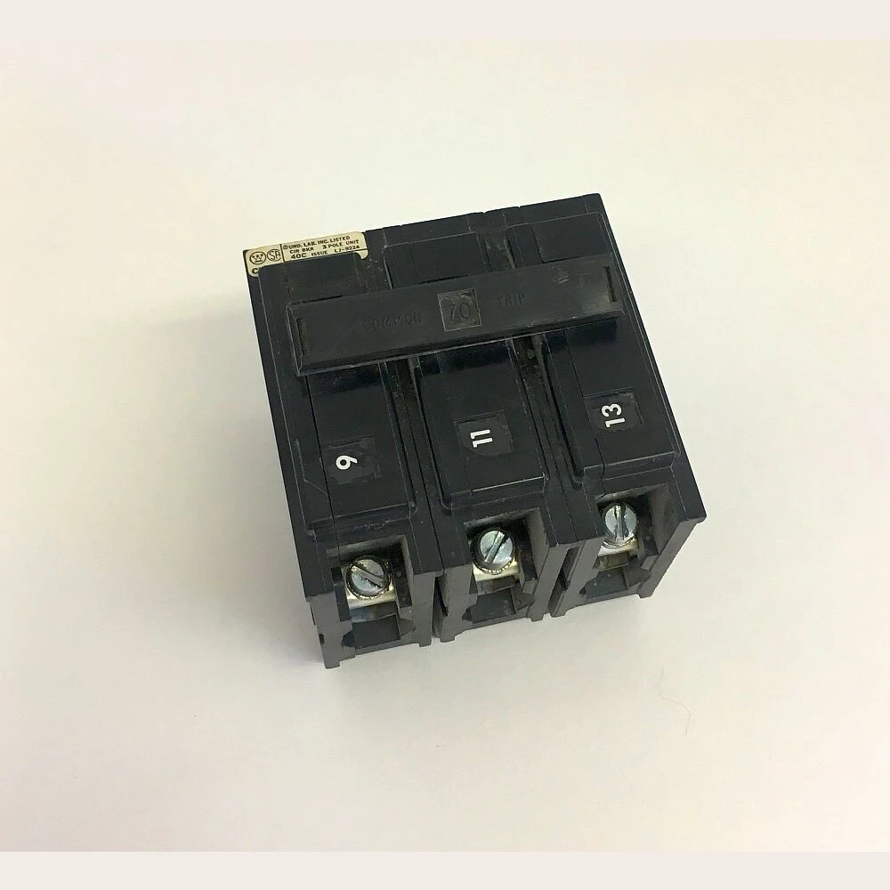 Westinghouse 3 Pole 70 Amp Bolt-On Breaker