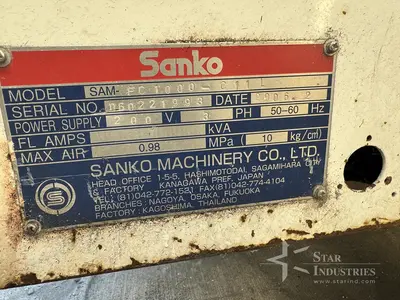 Used SANKO FC1000 Vertical Form Fill Sealing Machines (VFFS) California US | Star Industries #1254558