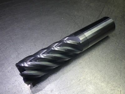 Monster 1" 6 Flute Carbide CR LG Endmill 1" Shank .12" R 292-401267 (LOC669)