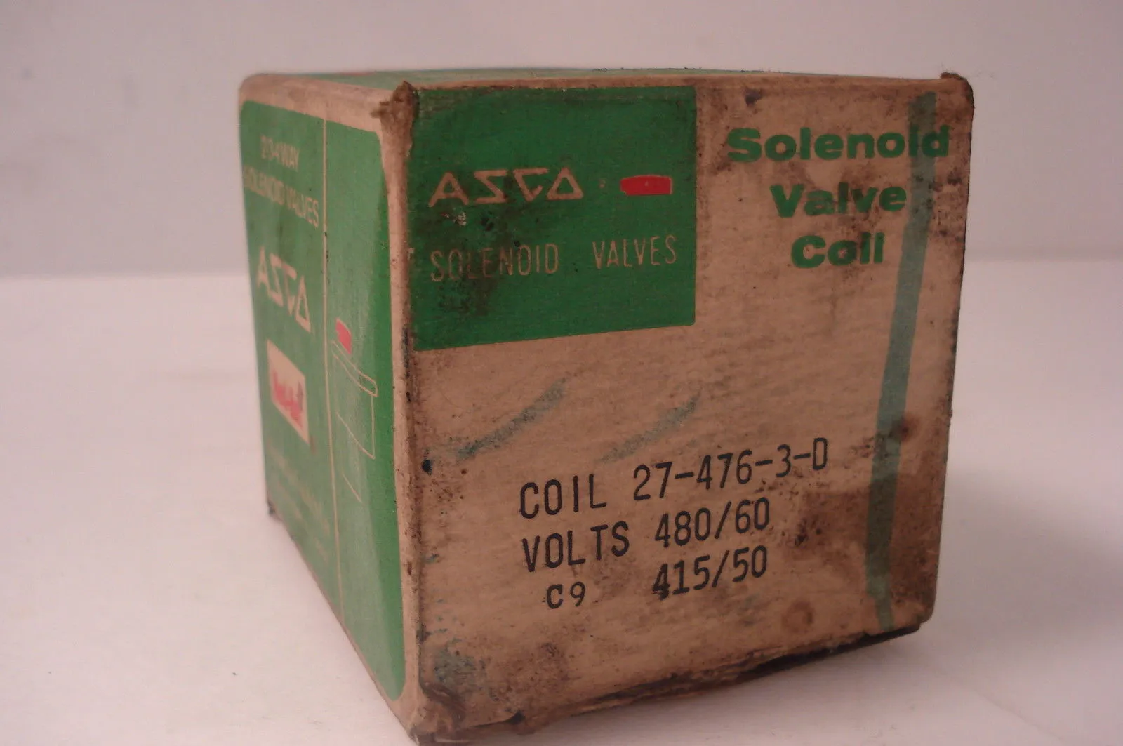 NEW ASCO 27-476-3-D SOLENOID VALVE COIL 480 VOLTS