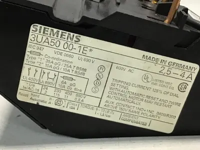 USED SIEMENS 3UA5000-1E
