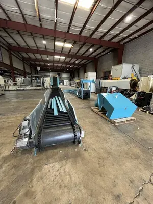 Bunting Used Magnetic Separator System and Conveyor, 26" Wide, yr. 2012