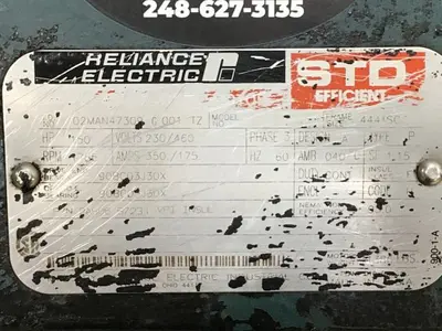 USED RELIANCE ELECTRIC 02MAN47309 G001 TZ