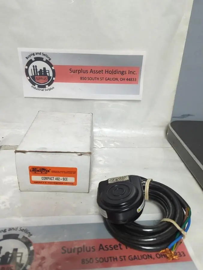 New | in-Stock LINEMASTER 492-SCE Miscellaneous Equipment (Electrical & Power) | Surplus Asset Holdings #1188846