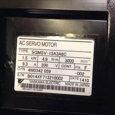 NEW YASKAWA ELECTRIC SGMSV-15A3A6C