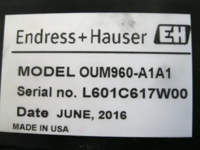 USED Endress Hauser OUA260-AA1E07B1A3A