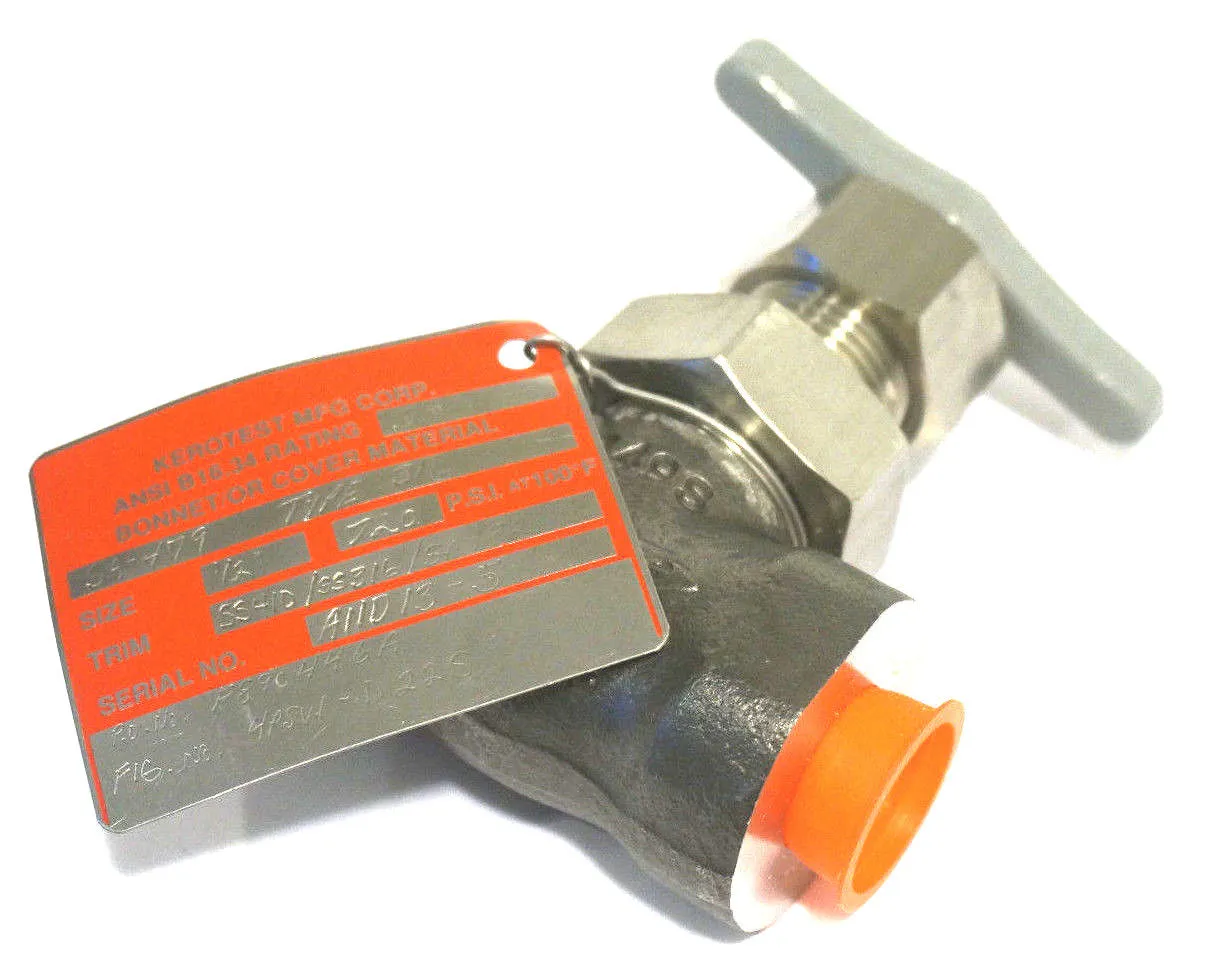 NEW KEROTEST SA-479 TYPE 316 1/2'' VALVE SA479