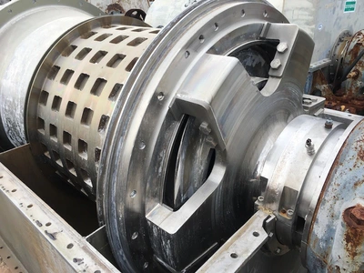 (2) Bird 36 x 96 screen bowl decanter centrifuges, 316SS.