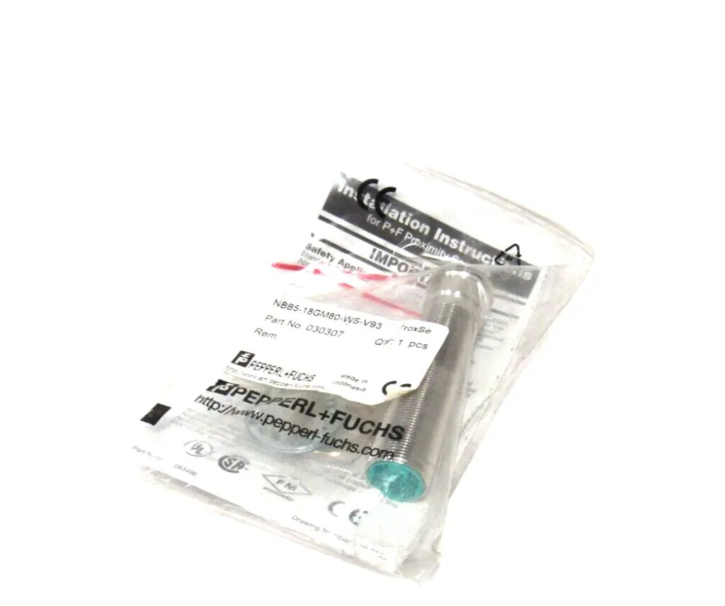 NEW PEPPERL+FUCH NBB5-18GM80-WS-V93 PROXIMITY SENSOR 030307 NBB518GM80WSV93