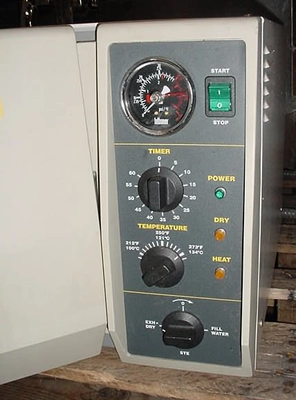 USED TUTTNAUER BRINKMANN TABLE TOP STERI STERLIZER AUTOCLAVE
