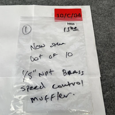 Used _UNKNOWN_ Speed Control Muffler Misc Industrial Equipment California US | Davliegogo LLC #1744620