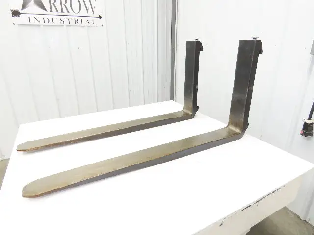 Cascade 7250008 4x42" Class 2 Steel Forklift Forks 16" Carriage 1-Pair 1250X600