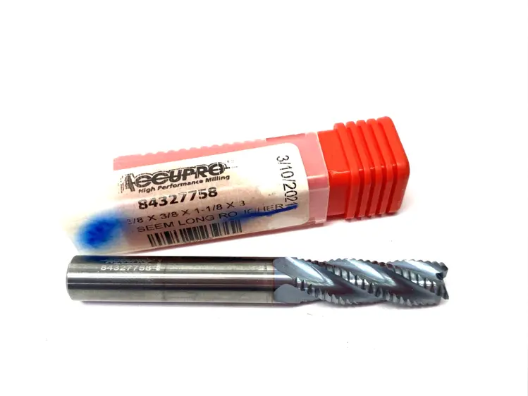 Used ACCUPRO ROUGHING END MILL: 3/8" DIA, 4 FLUTE, FINE PITCH, SINGLE END End Mills Michigan US | Maverick Industrial Sales #1092798