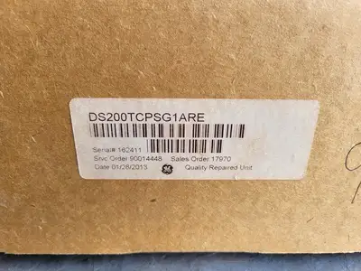 NEW GENERAL ELECTRIC DS200TCPSG1ARE