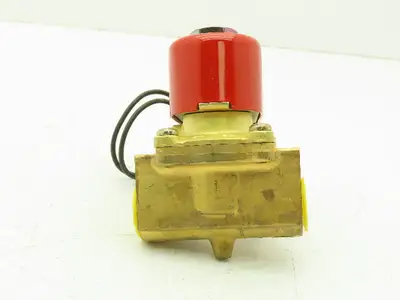 Honeywell Skinner 2LC2LBG4150 Brass Solenoid Valve 1/2"NPT 2-Way 120V NC 150 PSI