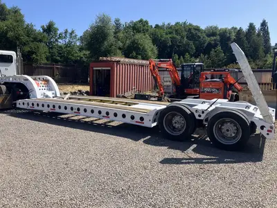 Used 1982 COZAD 40 TON Lowboy Trailers California US | Ben Kaplan Equipment #1250117