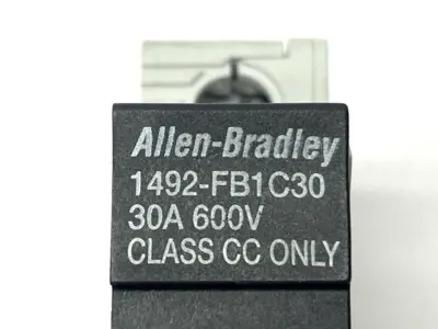 Used Allen-Bradley Ser. B Fuse Holder 1-Pole 600V 30A LOT OF 3 Fuse Accessories Michigan US | Maverick Industrial Sales #1398654