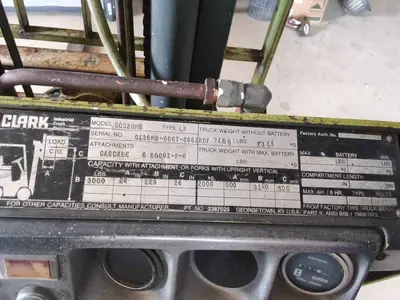 Used CLARK 3000 LB Liquid Propane Forklifts Nebraska US | Trustworthy Equipment #1403338