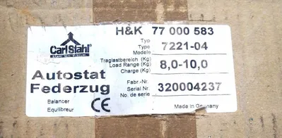 NEW CARL STAHL H+K 7221-04 BALANCER 722104