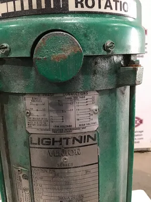 Lightnin Vektor V9Q55 PN: 271627 Mixer Motor 3-Phase 60Hz