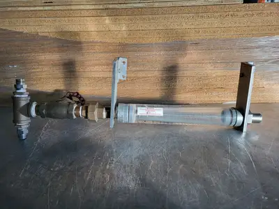 3/4" Class 150S Gate Valve w/ Flowmeter