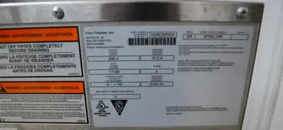 142-0049 Pitco SFSELVRF 76 LB Open Well Vat Electric Fryer w Filter