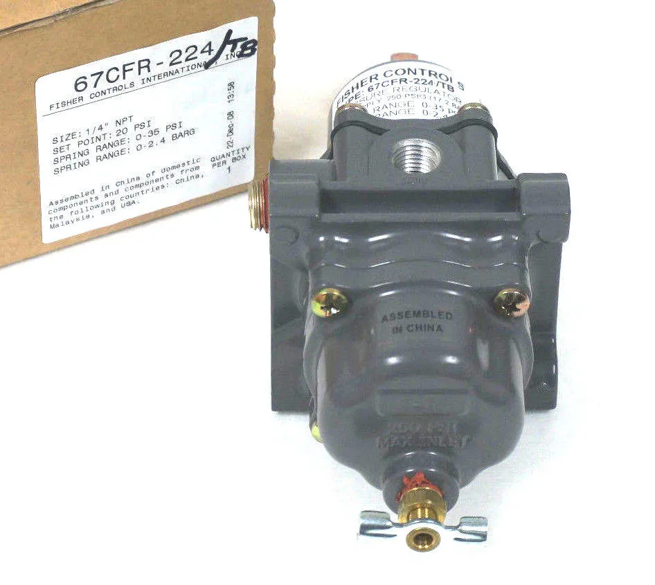 NEW FISHER CONTROLS 67CFR-224/TB PRESSURE REGULATOR 67CFR224TB