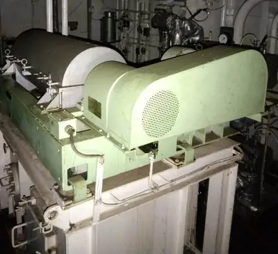 Mitsubishi/Krauss-Maffei KVZ-25-ML decanter centrifuge, 316SS.