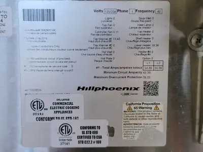 USED 2018 HILLPHOENIX CWC-12