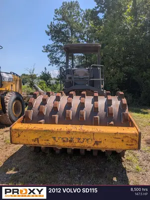 Used 2012 VOLVO SD115 Road Rollers Alabama US | Proxy Equipment #1388993