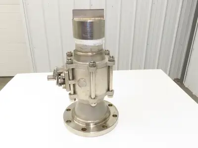 Flow-Tek 7011 Stainless Ball Valve 4" NPT x 6" Flanged Welded 1000 WOG CF8M