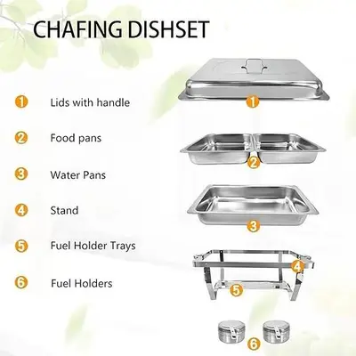 Chafing Dish - stainless steel - see video