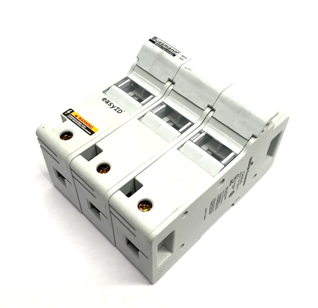 USED COOPER BUSSMANN EASY-ID FUSEHOLDER 600VAC 30A