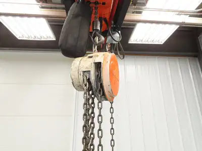 CM Cyclone 1 Ton 2000Lb Manual Chain Fall Hand Hoist 20' 5" Lift