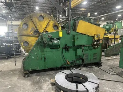 25000 LB X 24" X .250" COIL CRADLE STRAIGHTENER