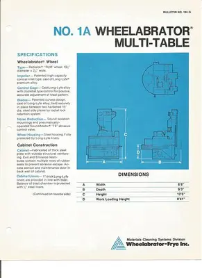 USED 2004 WHEELABRATOR A3-44873