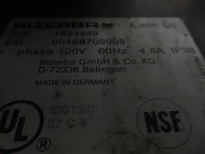 USED BIZERBA A404