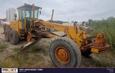 Used 1987 DEERE 772BH Motor Graders Minnesota US | Proxy Equipment #1486182