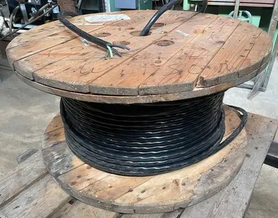 Belden # 29503 Wire 10AWG 3C XLPE Foil Braided Shielded Cable Aprox 608' (5687)