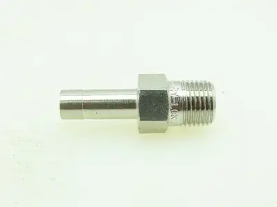 Hy-Lok Stainless Male Adapter Fitting  1/4" Tube x 1/8" NPT Pipe  LOT OF 8