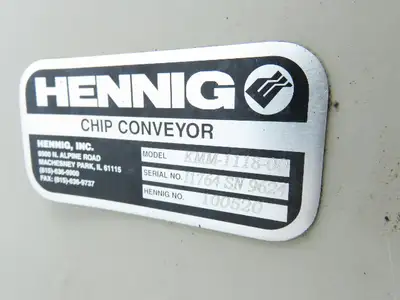 Used HENNIG _UNKNOWN_ Conveyor Parts Indiana US | Arrow Industrial #1366823