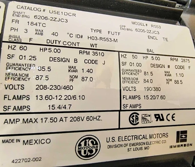 US Motors _UNKNOWN_ General Purpose Motors | Fram Fram LLC (21)