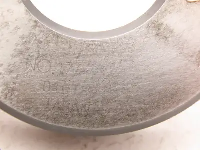 Mitutoyo 177-289  1.2" Dia Holtest Bore Gage Steel Setting Ring 1.9990" ID