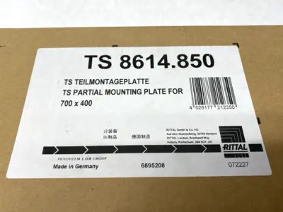 New | in-Stock RITTAL PARTIAL MOUNTING PLATE FOR TS, VX SE 700MM X 400MM Miscellaneous MRO | Maverick Industrial Sales #1121759