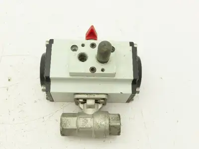 DynaQuip AP20SR3 Pneumatic Actuator Torque 80 PSI , 142/57"lbs 1/2" NPT