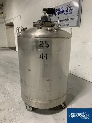 N/A 1,400 Liter Stainless Steel Mix Tank