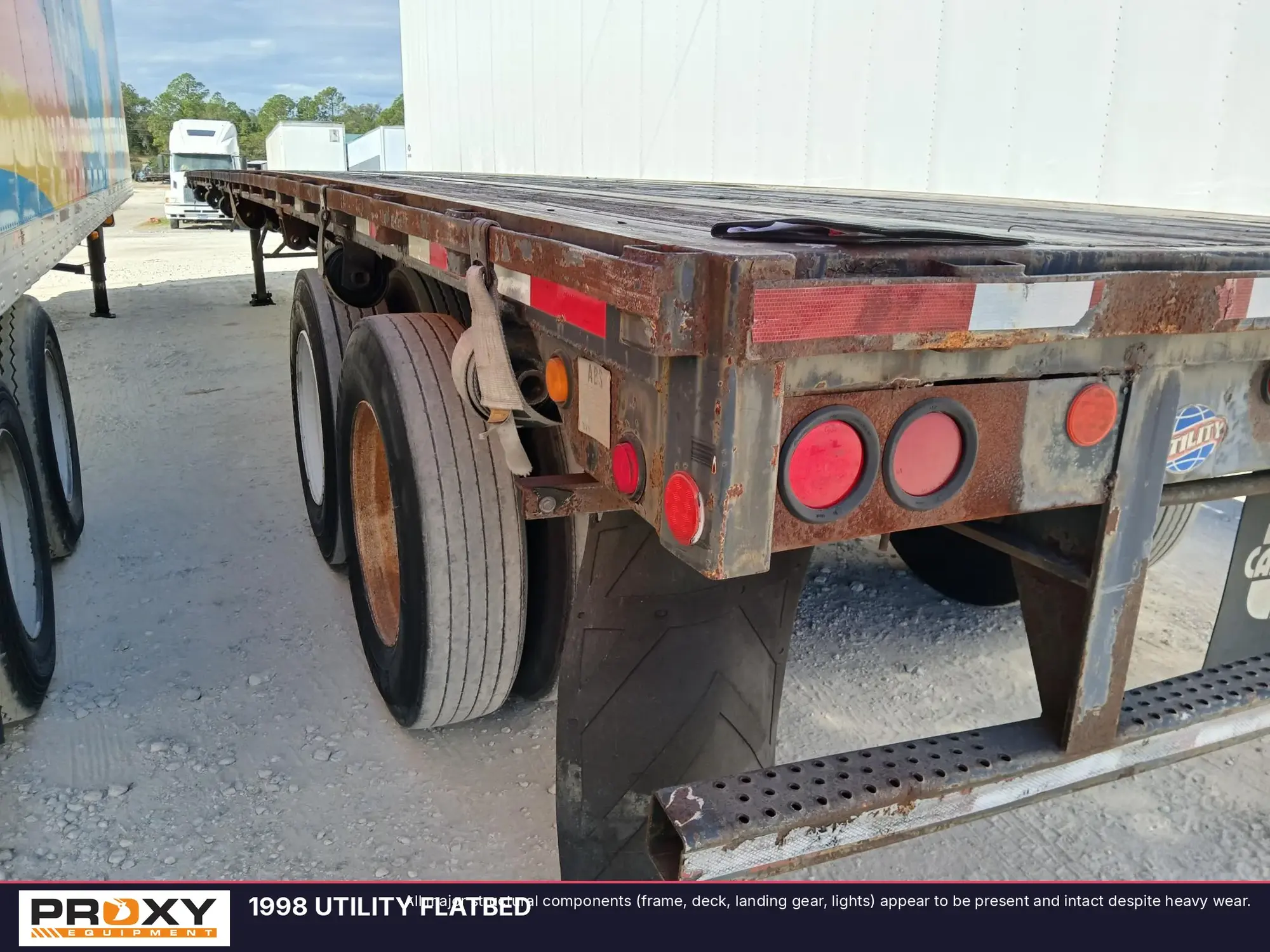 Used 1998 UTILITY FLATBED Flatbed Trailers Florida US | Proxy Equipment #1381374