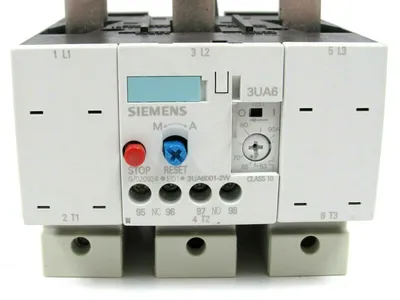 NEW SIEMENS 3UA6001-2W OVERLOAD RELAY 3UA60012W